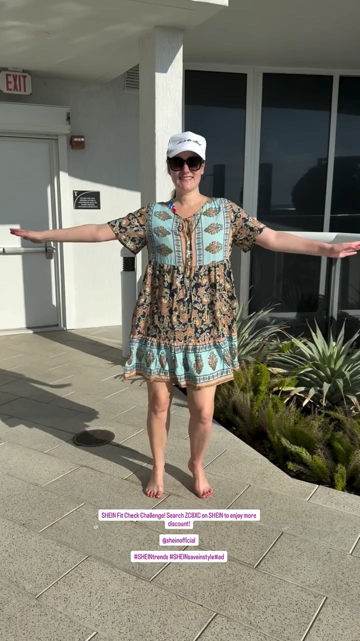 Vacation-ready and under $20—yes please. This boho floral dress is lightweight, flattering, and perfect for beach days, brunch, or easy summer nights. Love the flowy fit and pretty details—such a good find. SHEIN Fit Check Challenge! Search ZC8XC on SHEIN to enjoy more discount!

@sheinofficial

#SHEINtrends #SHEINsaveinstyle #ad