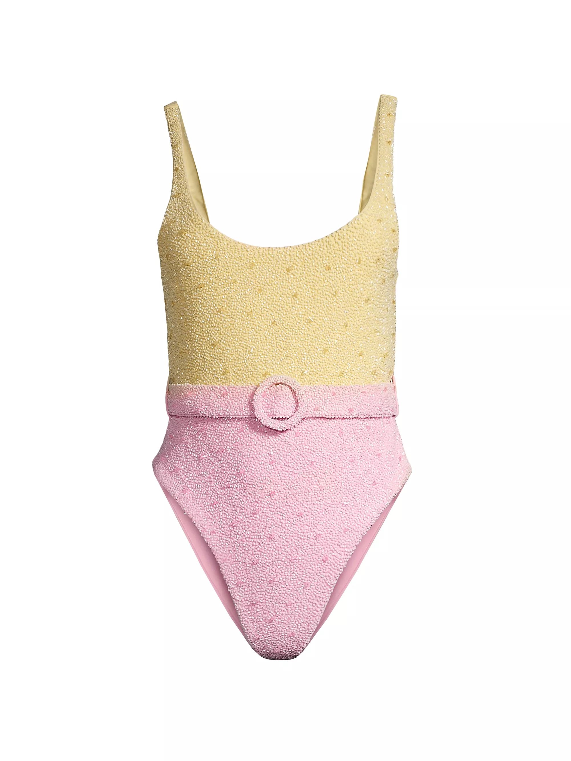 Julia Beaded One-Piece Swimsuit | Saks Fifth Avenue