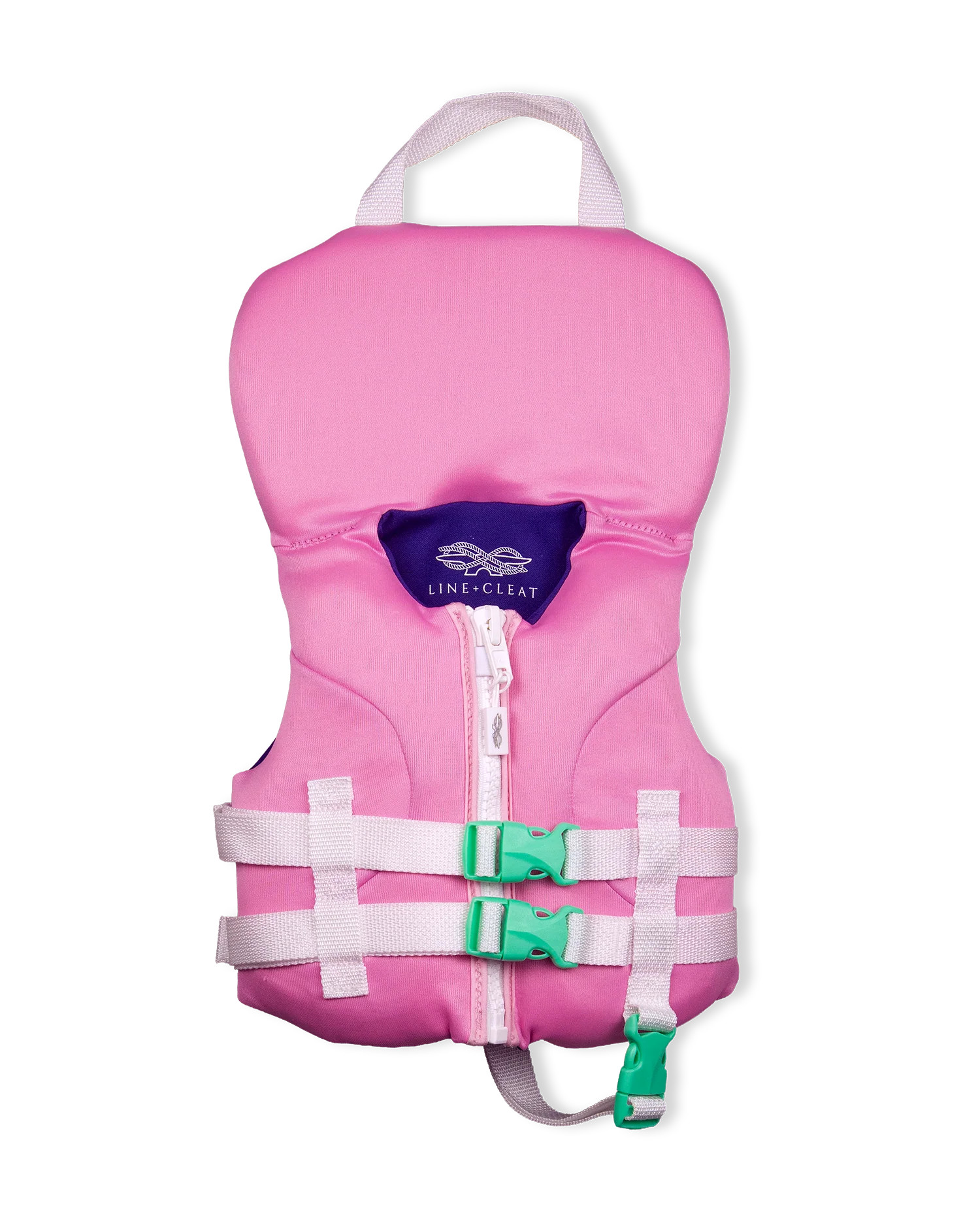 Pink USCG Life Jacket (0-30 lbs) | Line + Cleat