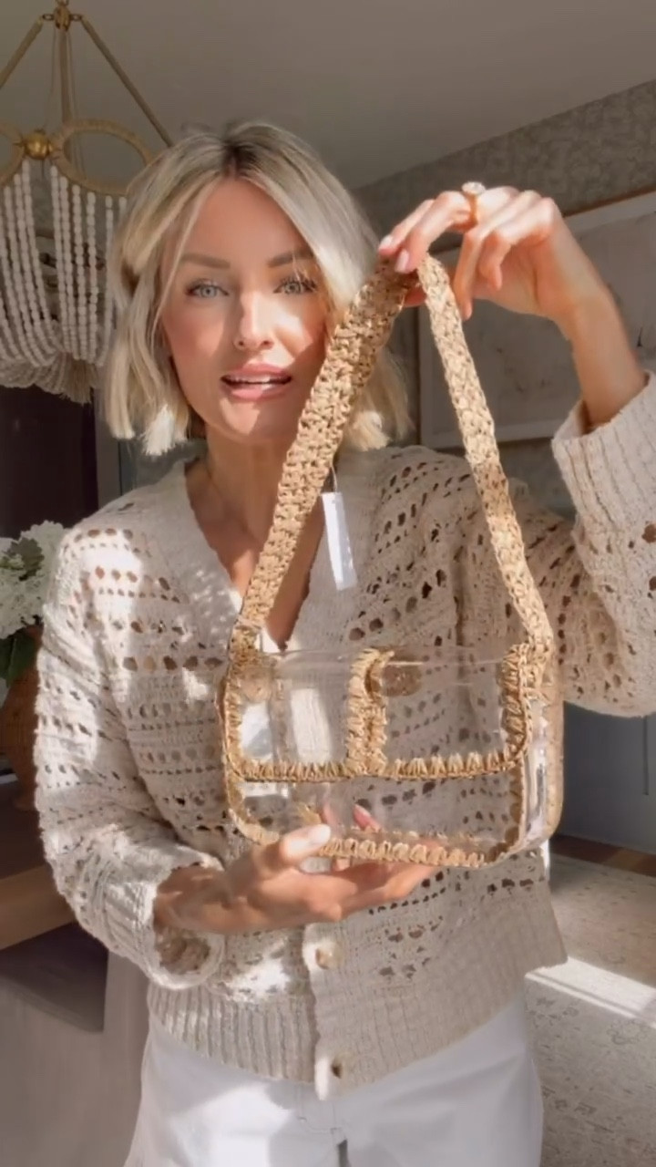 If you need a clear purse for the summer, this is it! So cute & I love the raffia details!

Loverly Grey, Target, clear purse, stadium purse 

#LTKSeasonal