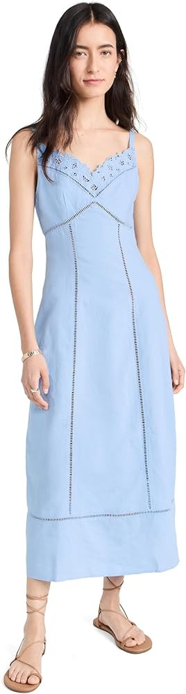 Madewell Women's Sweetheart Midi Dress | Amazon (US)
