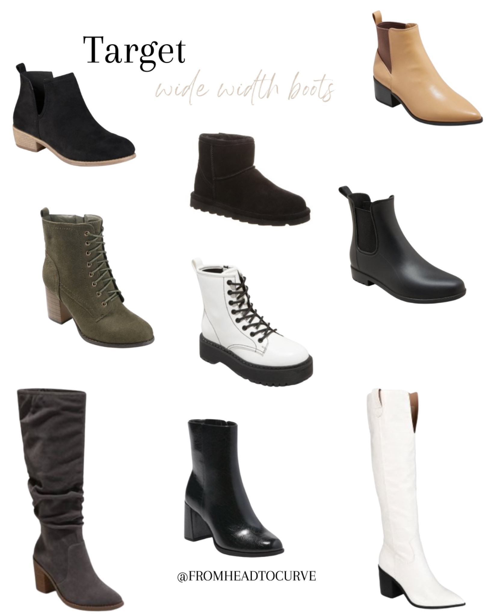 Wide width store booties target