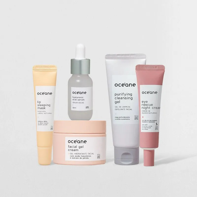 Kit Rotina Skincare Noturno (5 Produtos) | Oceane (BR)