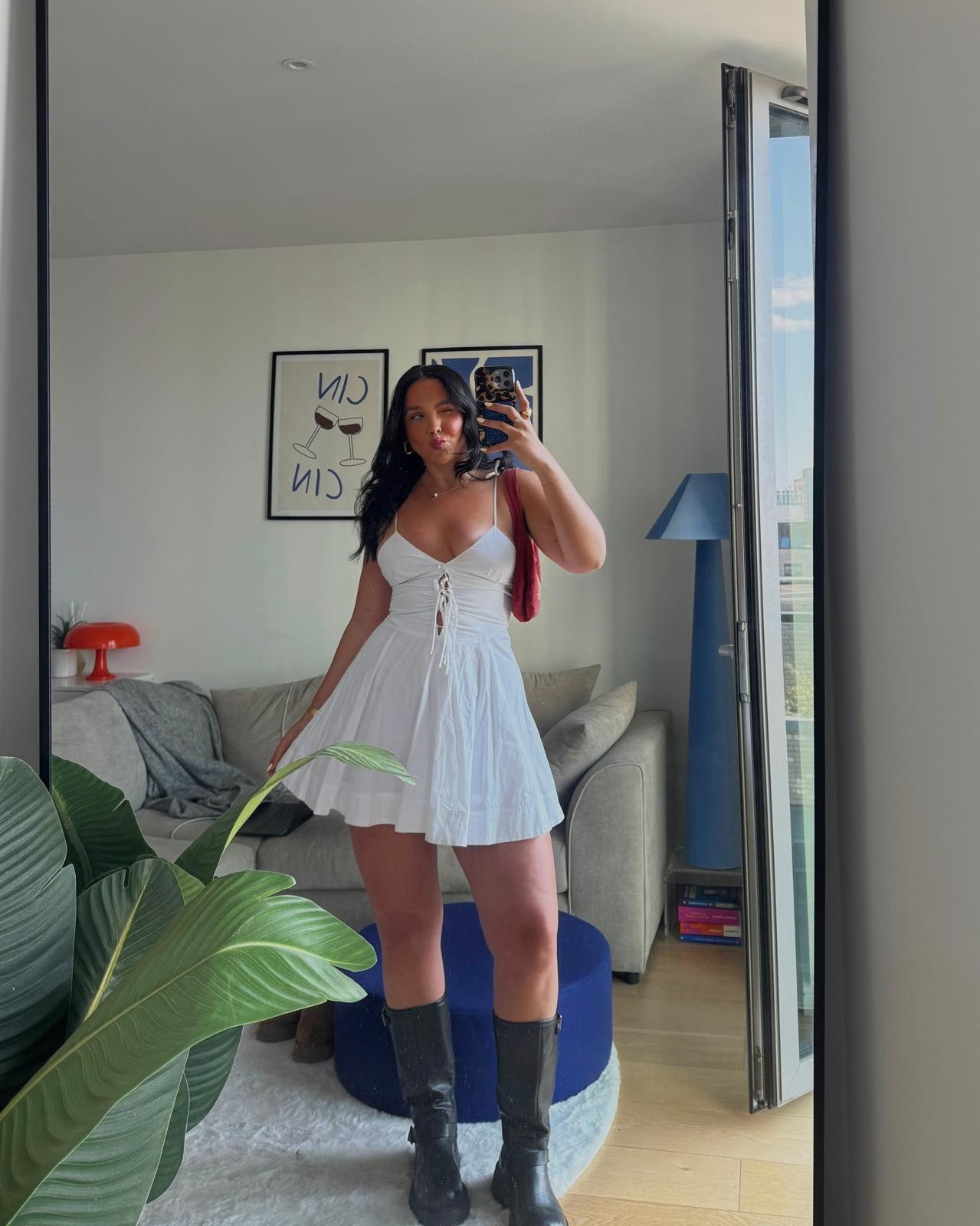 Zara white summer dress, mini dress, skater dress, holiday dress, biker boots 🤍✨

#LTKuk #LTKsummer #LTKdresses