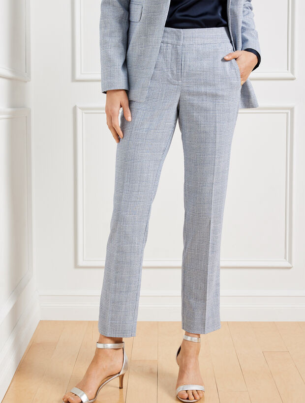 Slim Leg Pants - Spring Glen Plaid | Talbots