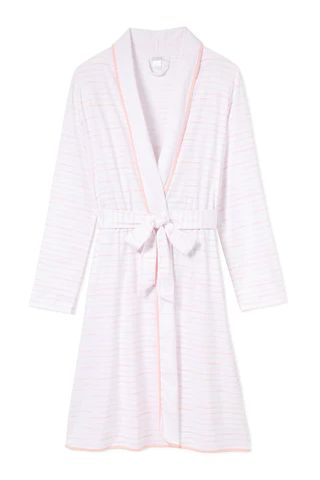 Pima Robe in Sunrise | LAKE Pajamas