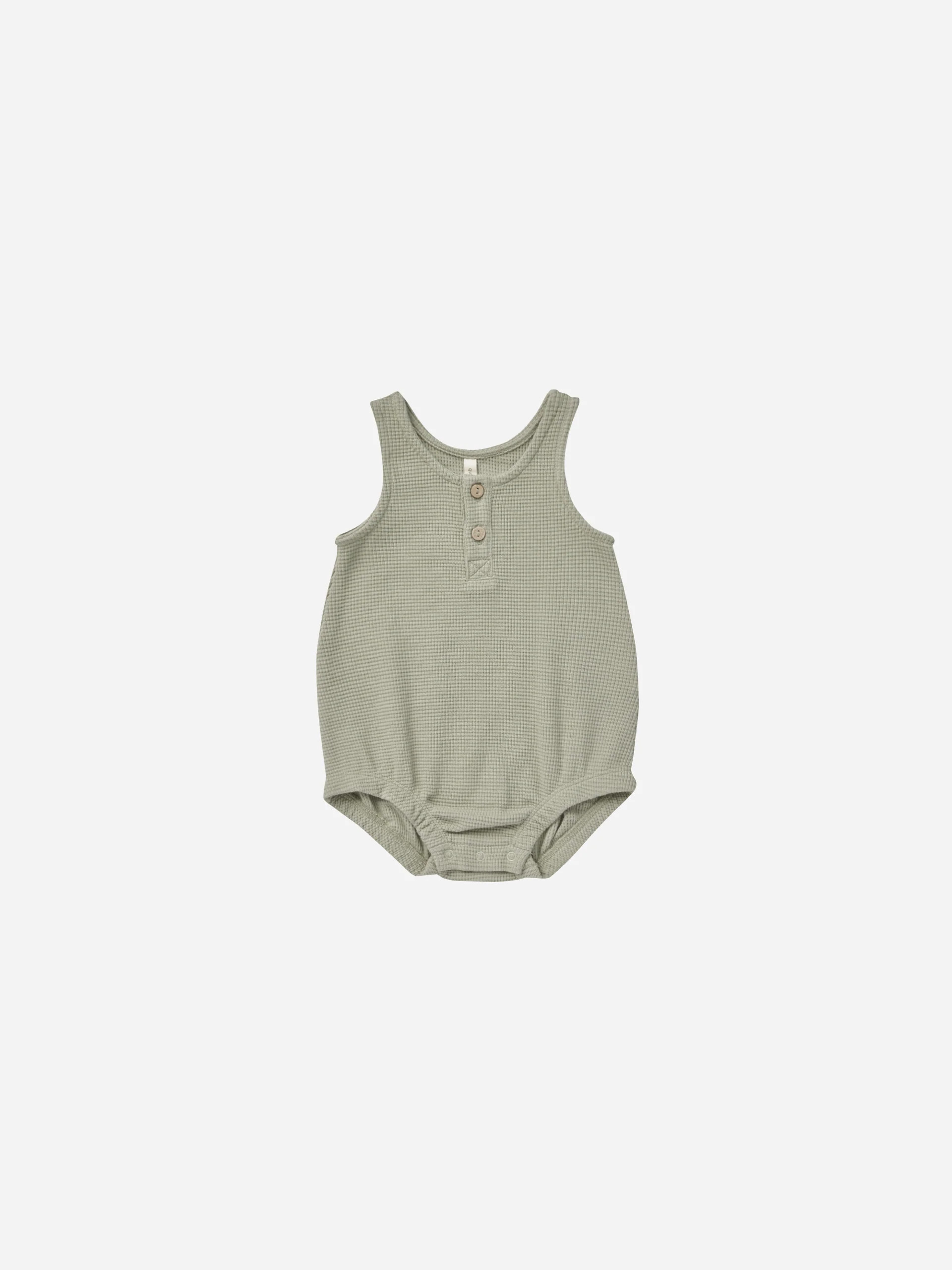 Sleeveless Bubble Romper || Sage | Rylee + Cru