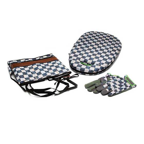 Courtly Check Garden Gloves - Small | MacKenzie-Childs