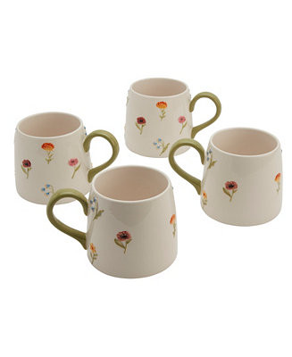 Floral Mugs, Set of 4, Exclusively at Macy's | Macy's