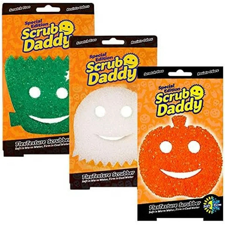 Scrub Daddy Halloween Special Edition Sponges - 3 Pack | Walmart (US)