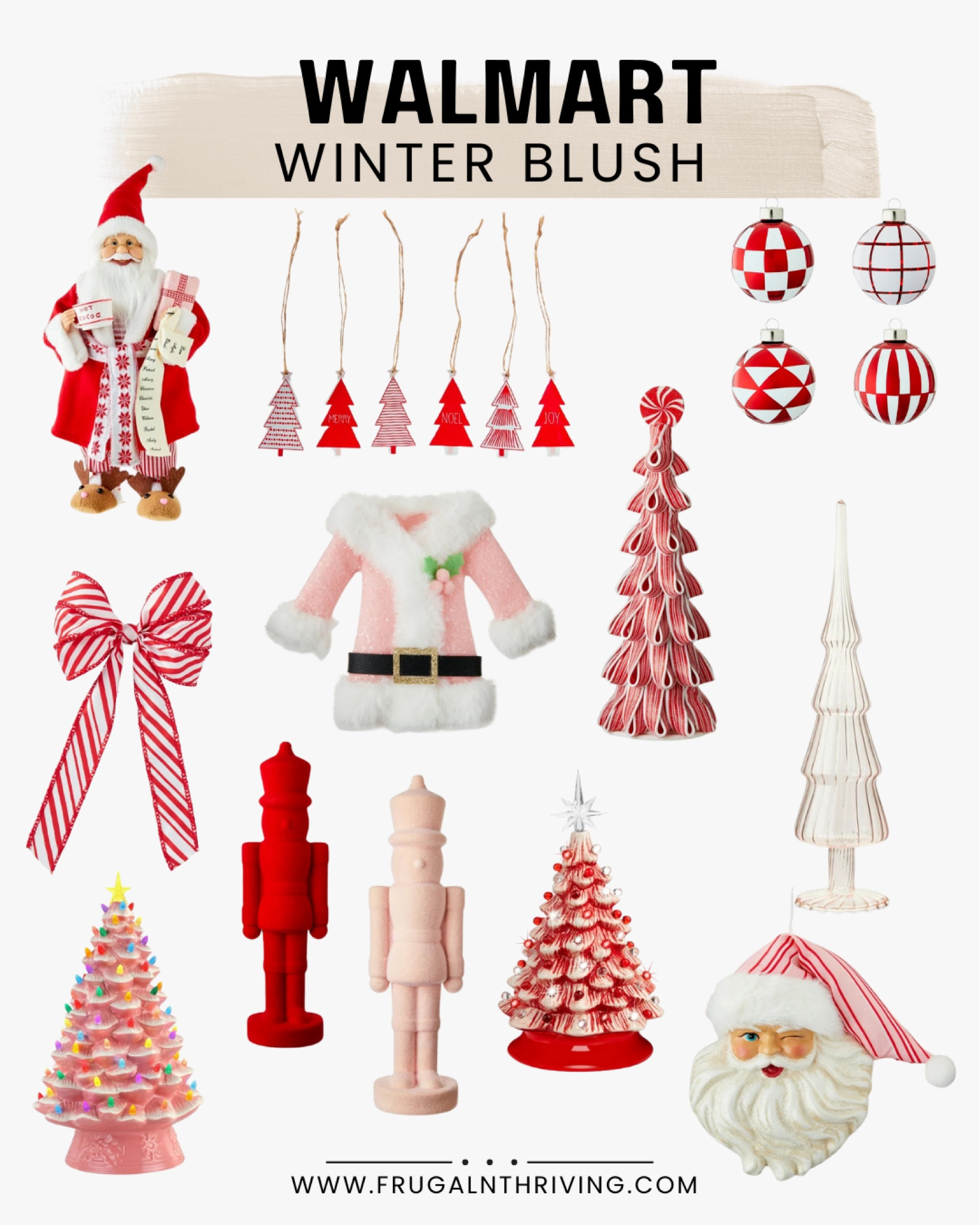 WalmartPartner ✨ Transform your space for the holidays with the perfect blend of festive elegance! From cozy blush-toned ornaments to stunning accents, @Walmart has everything you need to host WOW-worthy celebrations this season. 
🎄✨ Whether you’re decking the halls or setting the table, they’ve got your holiday decor covered. 

#WalmartHoliday #Walmart #sponsored #ad

#LTKHome #LTKHoliday #LTKSeasonal