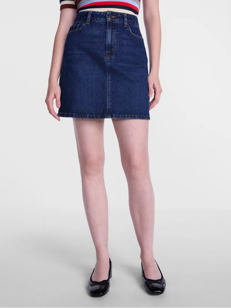 Scenario Women's Denim Mini Skirt, Sizes 0-20 | Walmart (US)