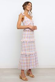 Aspa Dress - Lilac Gingham | Petal & Pup (US)