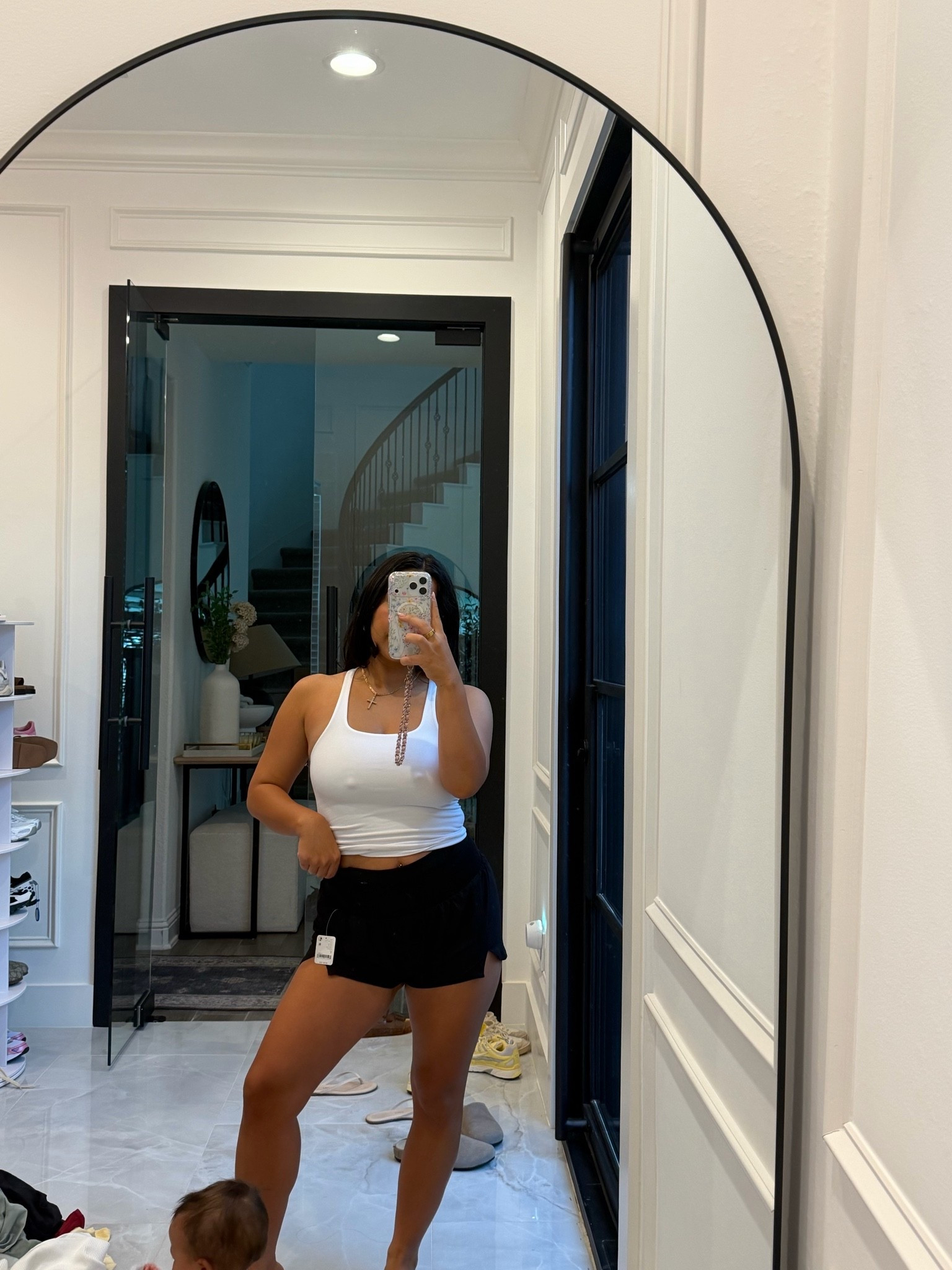 New Free people movement outfits for my hot mom walks >>> this top is buttery soft and these shorts are sooo breathable and comfy!!

Postpartum fitness journey 
Free people movement 
Walks 
Mom life 
Running shorts 
Workout outfit 
Workout look

#LTKfitnessgoals #LTKmomlife #LTKselfcare