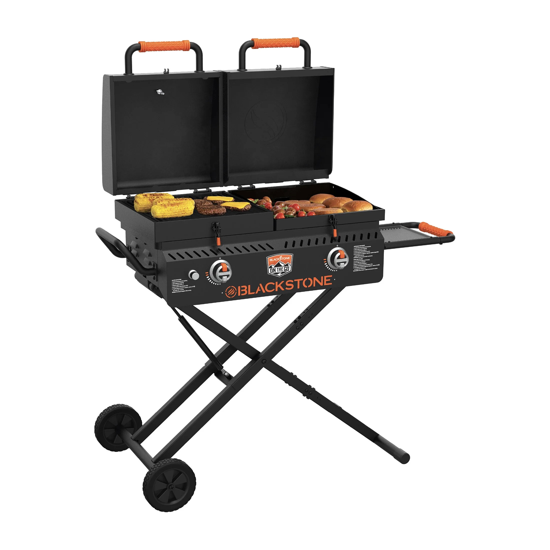 Blackstone On The Go 17" Griddle and Grill Combo with Hood | Walmart (US)
