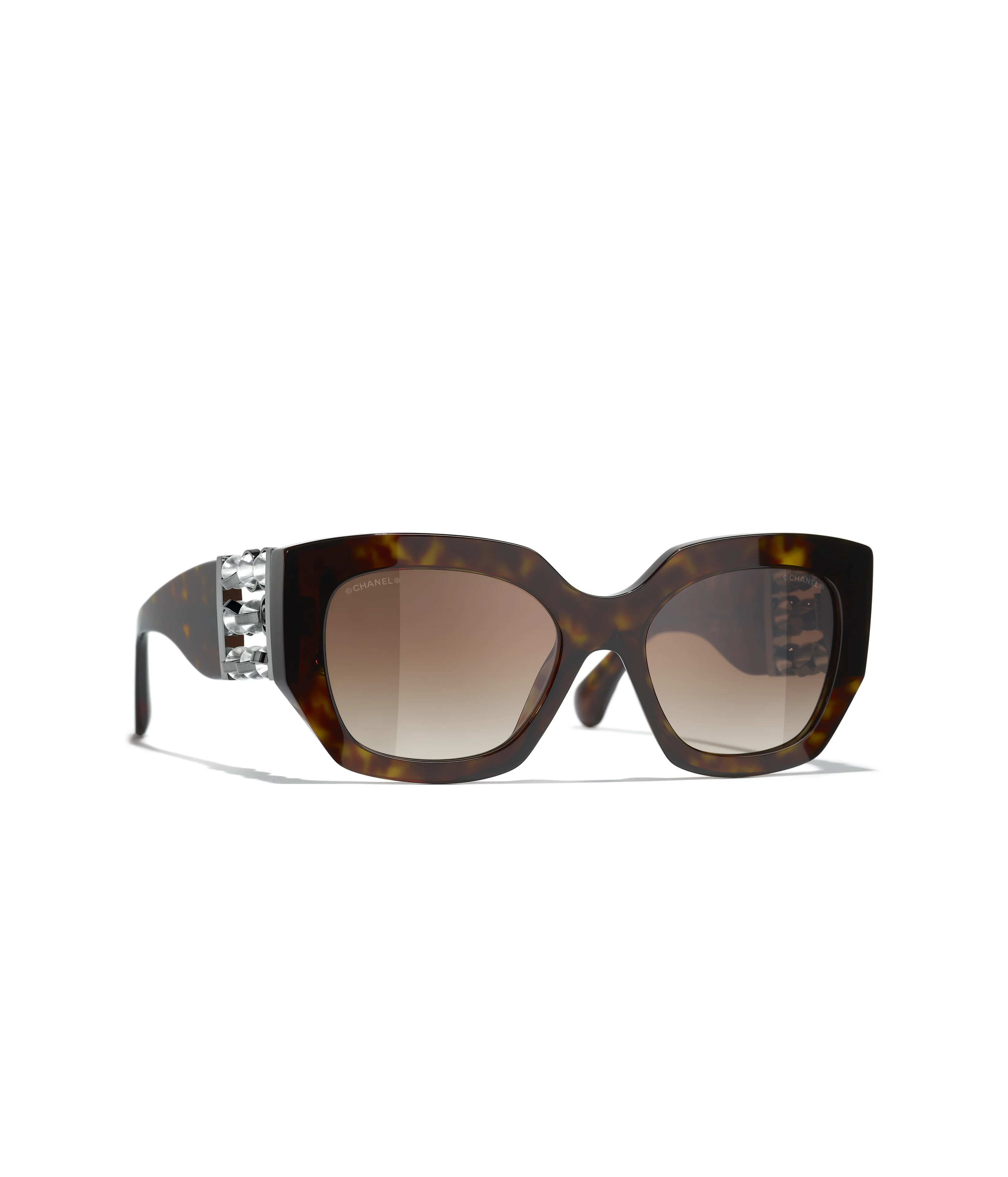 CHANEL Sunglasses: Butterfly Sunglasses, acetate & glass pearls — Fashion | CHANEL | Chanel, Inc. (US)
