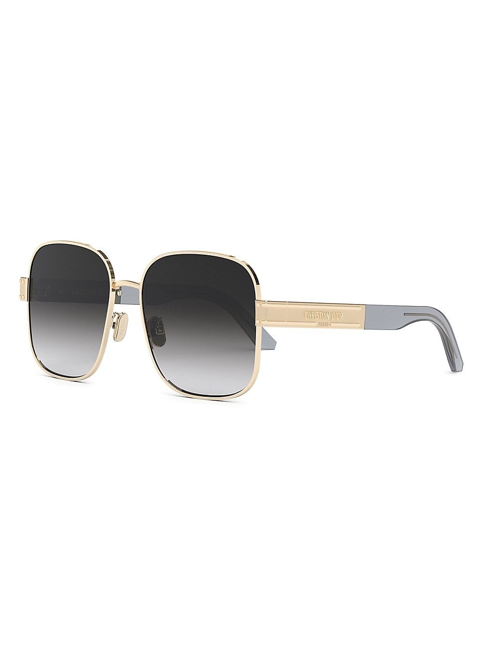 Women's DiorSignature 60MM Square Sunglasses - Shiny Gold Gradient | Saks Fifth Avenue