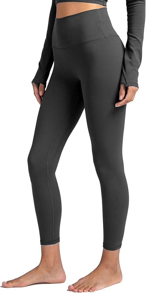 Colorfulkoala Dreamlux No Front Seam Leggings for Women 25"/28" Inseam, Seamless High Waisted But... | Amazon (US)