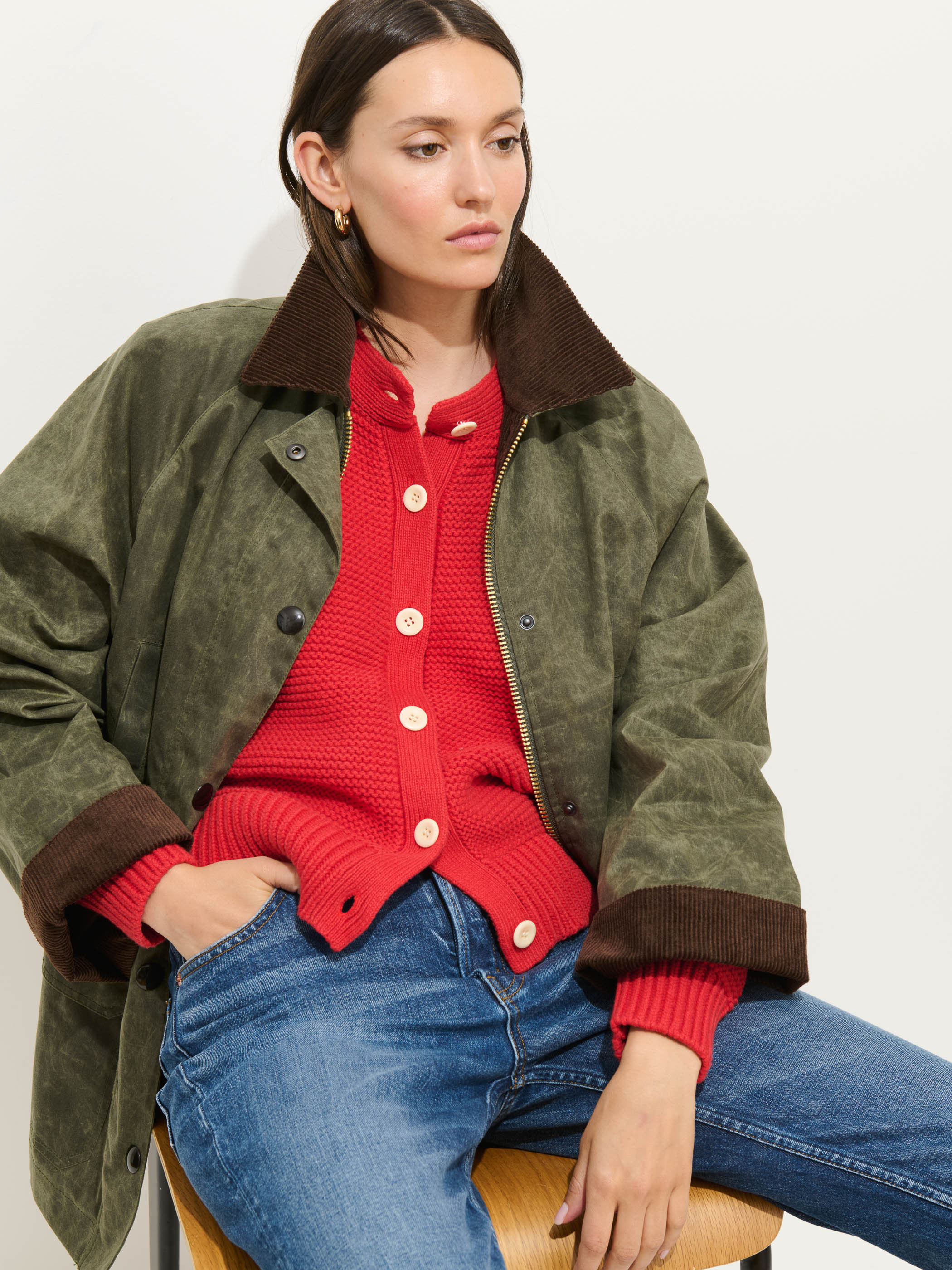 Chiltern Street Jacket In Waxed Cotton | Alex Mill