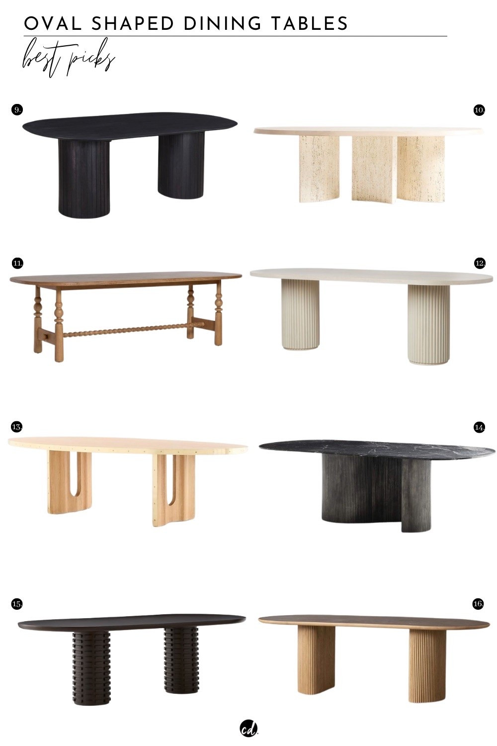 Oval Shaped Dining Tables Best Picks: Page 2

#LTKhome