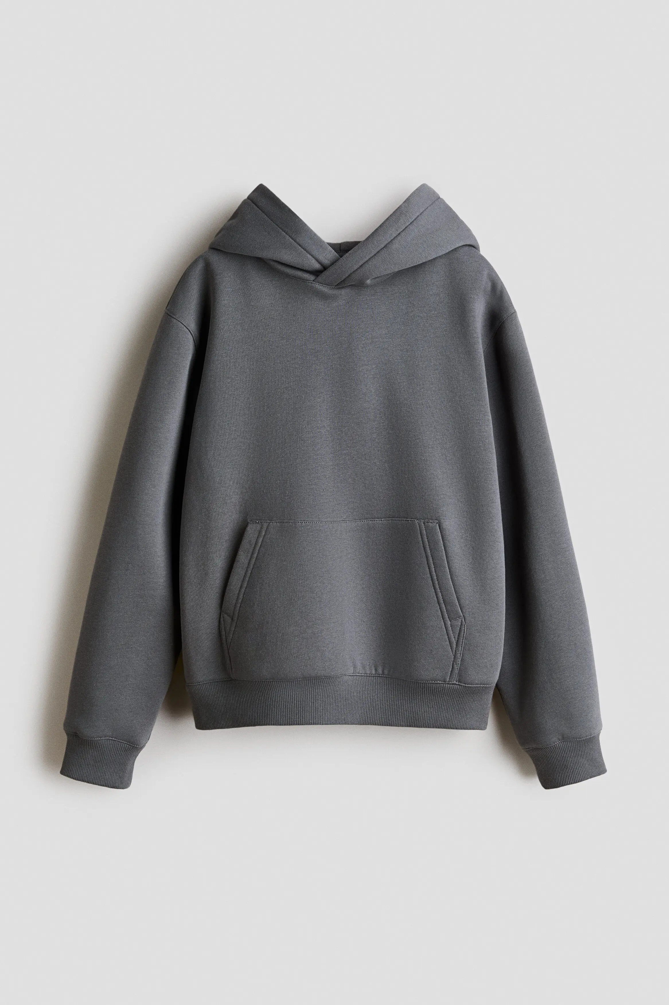 H&M Brushed-inside Hoodie in Light Gray Melange at Nordstrom, Size 16 | Nordstrom