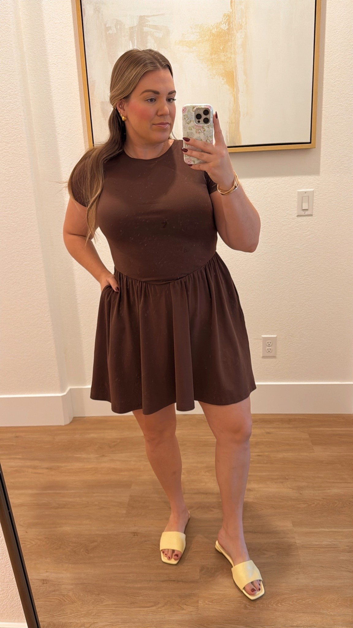 curvy midsize pre-fall look! wearing size xl in dress. so comfy! 

#LTKMidsize #LTKFindsUnder50 #LTKSeasonal