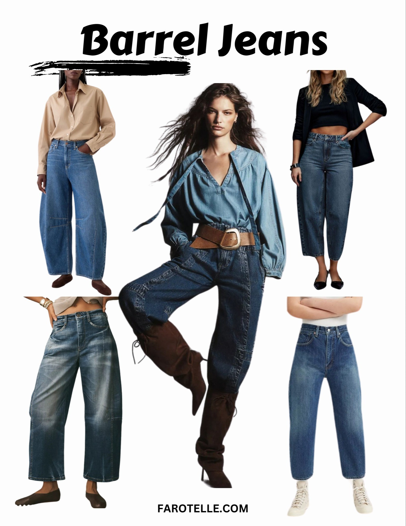 Refresh your denim style with a pair of barrel jeans👖These picks are versatile, on-trend, and don't break the bank. Horseshoe jeans, balloon jeans, how to style jeans, jeans outfits, trendy fashion, elevated casual style

#LTKOver40 #LTKMidsize #LTKStyleTip