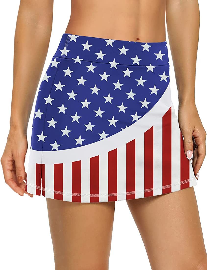 LouKeith Tennis Skirts for Women Golf Athletic Activewear Skorts Mini Summer Workout Running Shor... | Amazon (US)