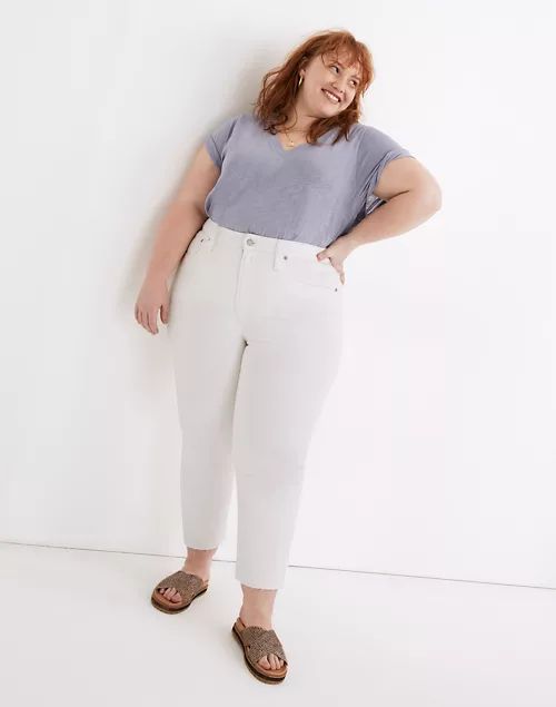 The Plus Perfect Vintage Jean in Tile White | Madewell