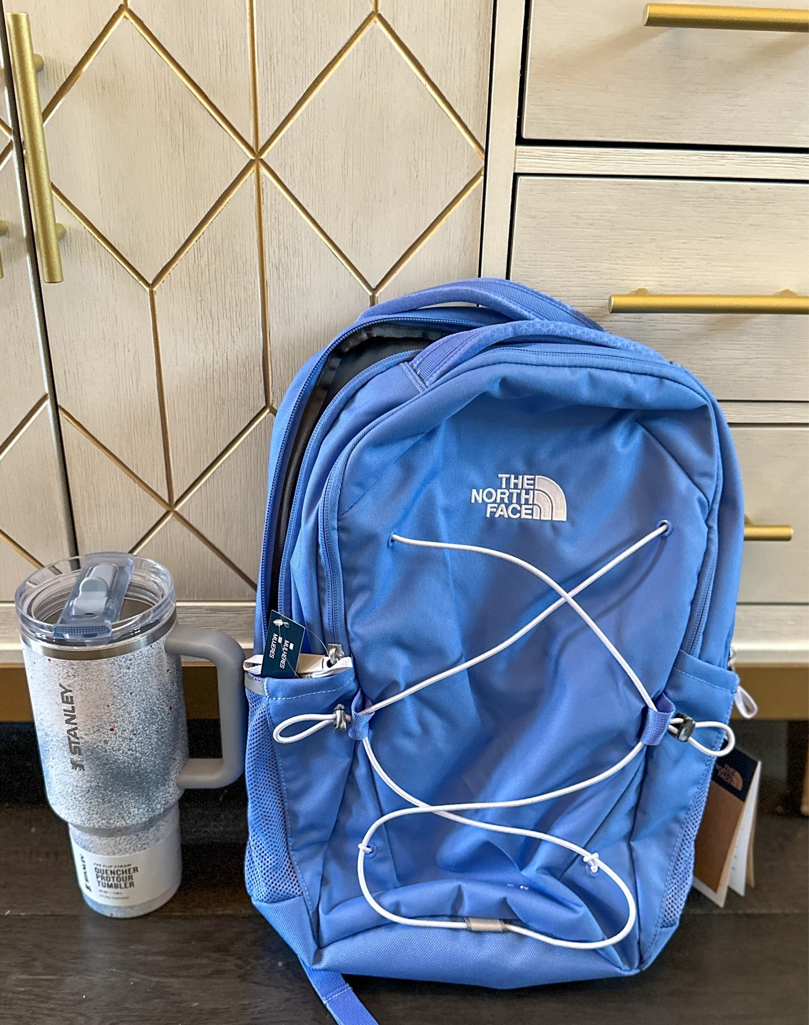 Back to school accessories for our teenagers. #backtoschool #stanley #northface #senior