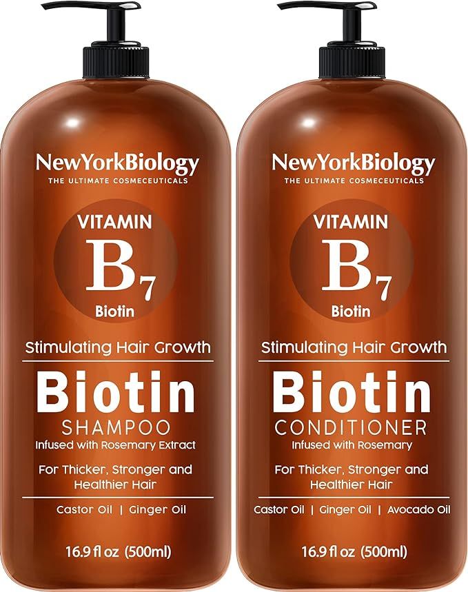 Biotin Shampoo and Conditioner Set for Hair Growth and Thinning Hair – Thickening Formula for H... | Amazon (US)
