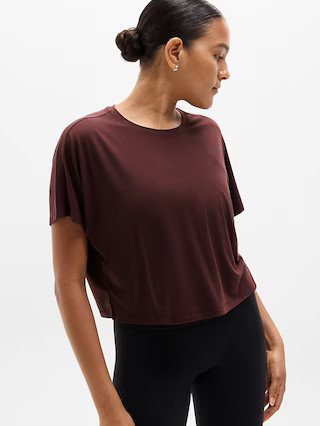 With Ease Crop Tee | Athleta