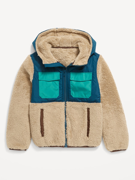 Hooded Flap-Pocket Utility Jacket for Boys | Old Navy (US)