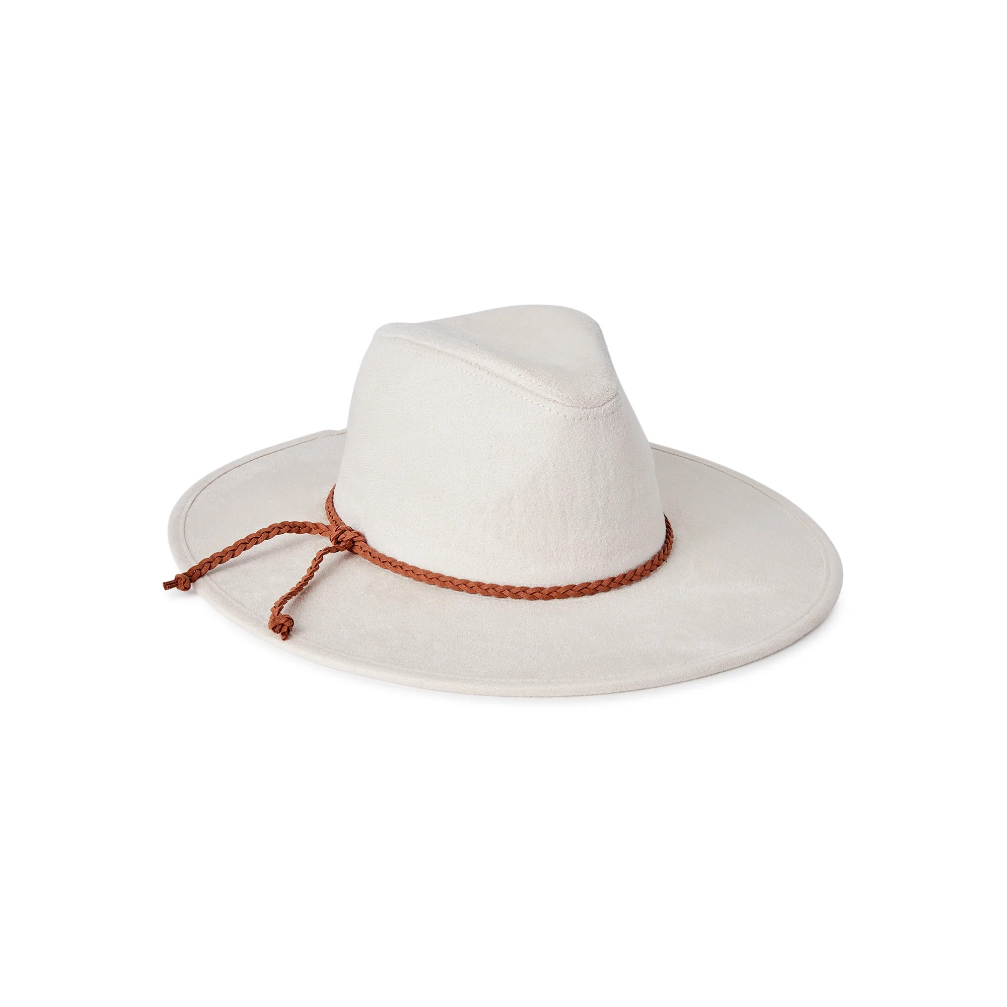 Time & Tru Faux Suede Fedora | Walmart (US)