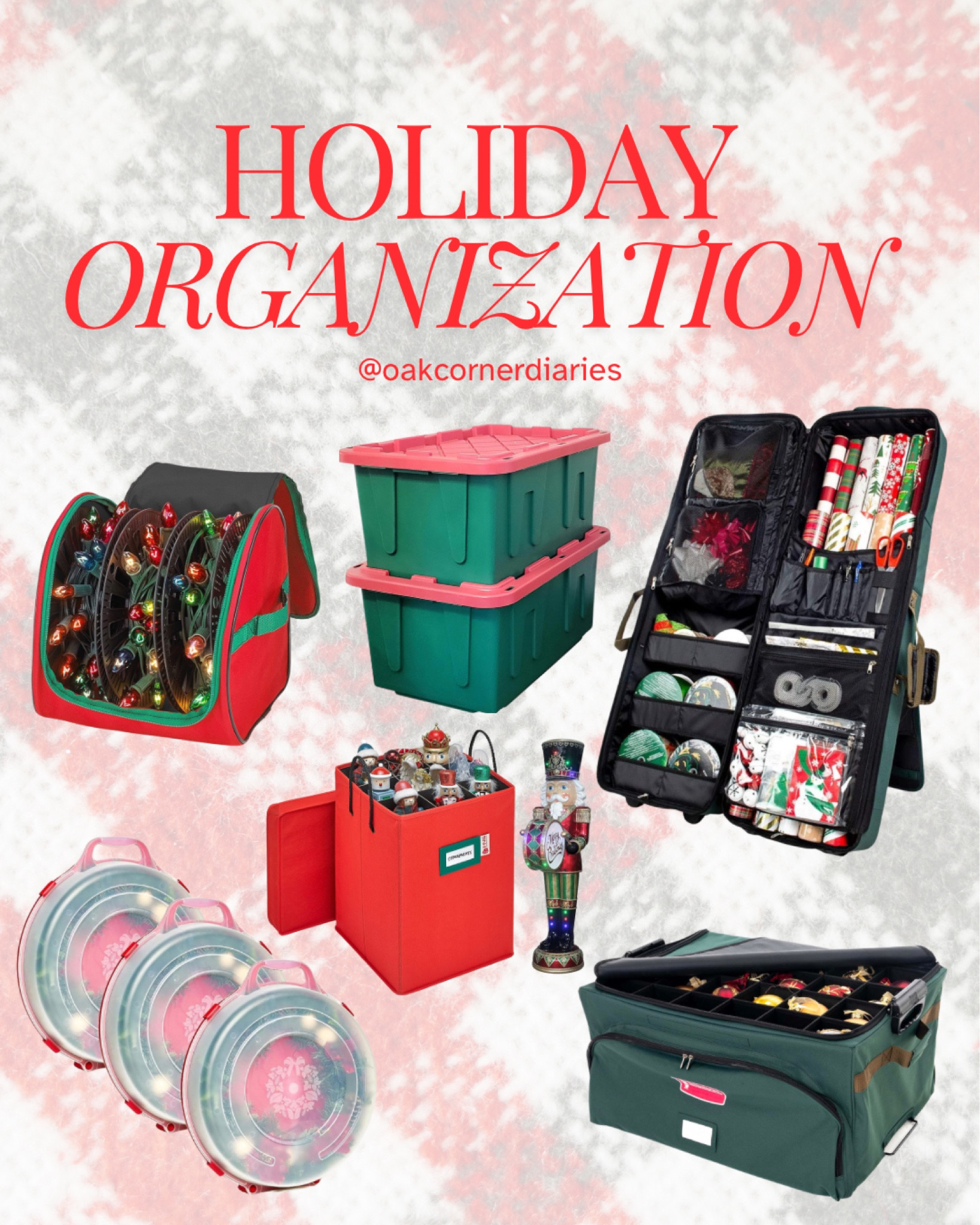Say goodbye to the holiday clutter! 🎄✨ I’ve rounded up the best storage solutions to keep your wreaths, garlands, ornaments, nutcrackers, and even gift wrap safe, organized, and ready for next year. Check out my top picks to make packing up stress-free! 🎁

#LTKSaleAlert #LTKHoliday #LTKSeasonal