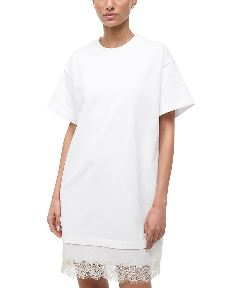 Staud Grier Lace Hem Shift Dress | Bloomingdale's (US)