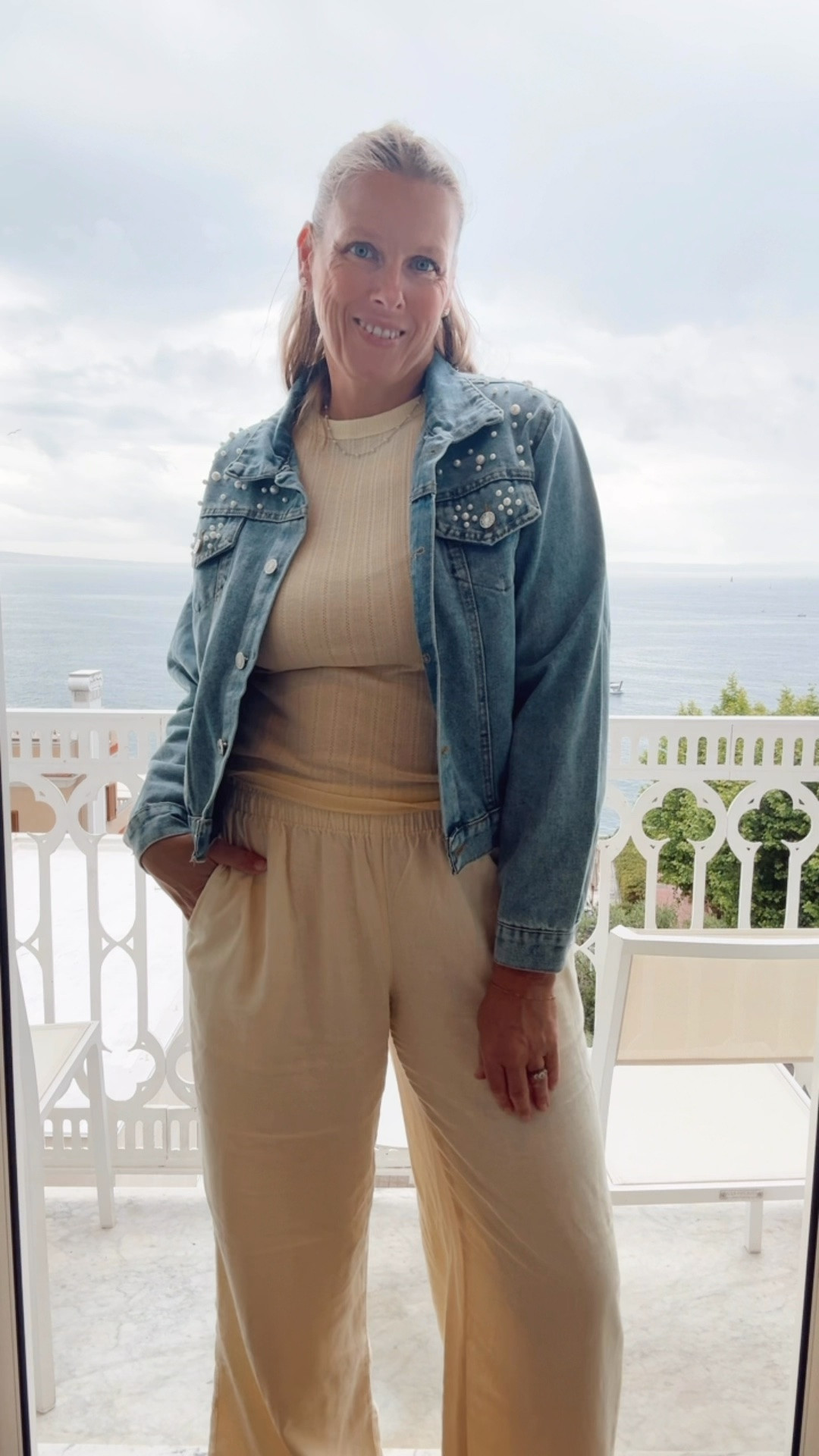 Butter yellow outfit
This embellished denim jacket is amazing 👌

Butter yellow outfit, denim jacket, linen pants, travel outfit, elevated casual

#LTKtravel #LTKsummer #LTKstyletip