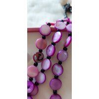 Pretty Vintage Lilac Costume Jewellery Triple Strand Beads Ships Worldwide Gift Boxed Free UK Shippi | Etsy (UK)
