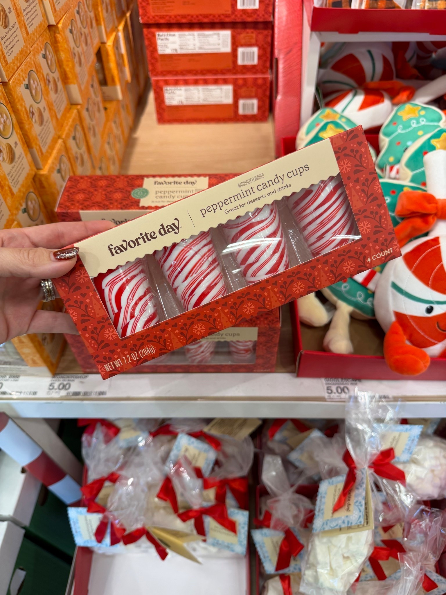 These peppermint candy cups are perfect for a holiday party! 

#LTKfoodie #LTKHoliday #LTKSeasonal