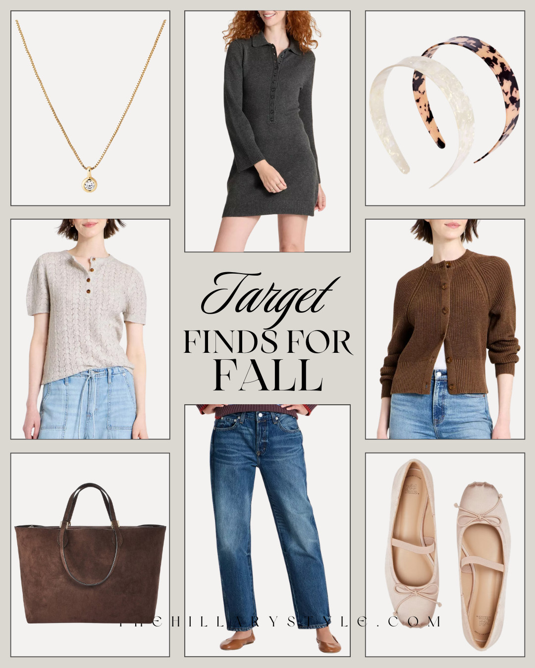 Target Fall Fashion Finds for an Effortless Everyday Wardrobe

Target’s newest fall fashion finds are all about timeless, wearable style. Think chocolate brown accessories, classic denim, ballet flats, elevated knit dresses, cozy cardigans, and simple jewelry that make transitioning into fall effortless. These affordable Target finds are perfect for building a polished capsule wardrobe you can mix and match all season.

#TargetStyle #TargetFashion #TargetFinds #FallFashion #FallOutfits #FallStyle #TransitionalStyle #CapsuleWardrobe #AffordableFashion #EverydayStyle #ChocolateBrown #BalletFlats #CardiganStyle #DenimStyle #ClassicStyle #LTKFashion #LTKFinds #LTKFall #PinterestFashion #TheHillaryStyle 

 

#LTKootd #LTKSeasonal #LTKOver40