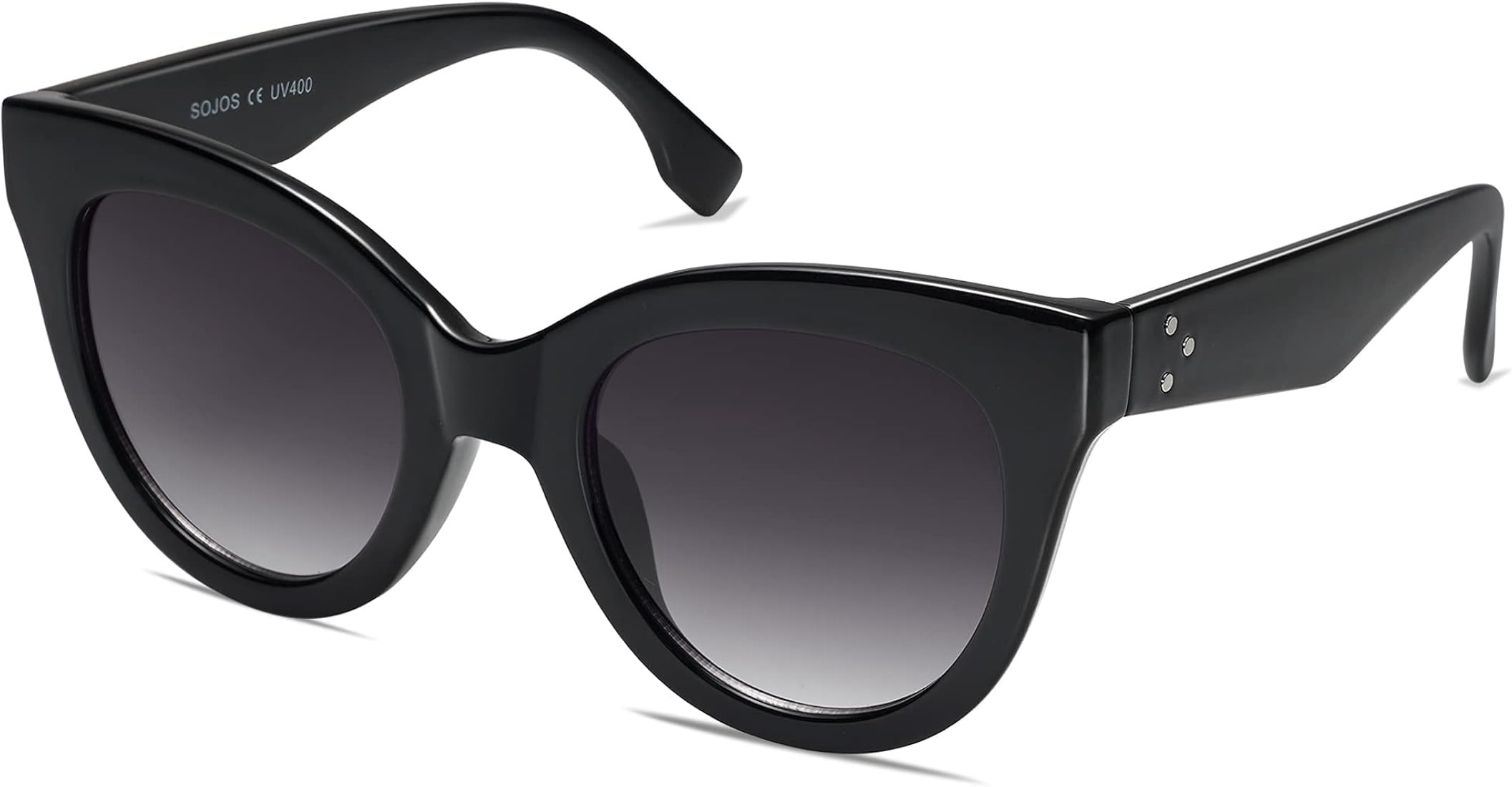 SOJOS Retro Oversized Cateye Sunglasses for Women Large Vintage Trendy Shades SJ2074 | Amazon (US)