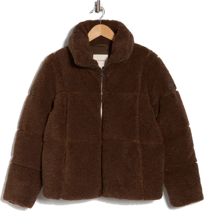 Lucky Brand Missy Faux Fur Teddy Puffer Jacket | Nordstromrack | Nordstrom Rack