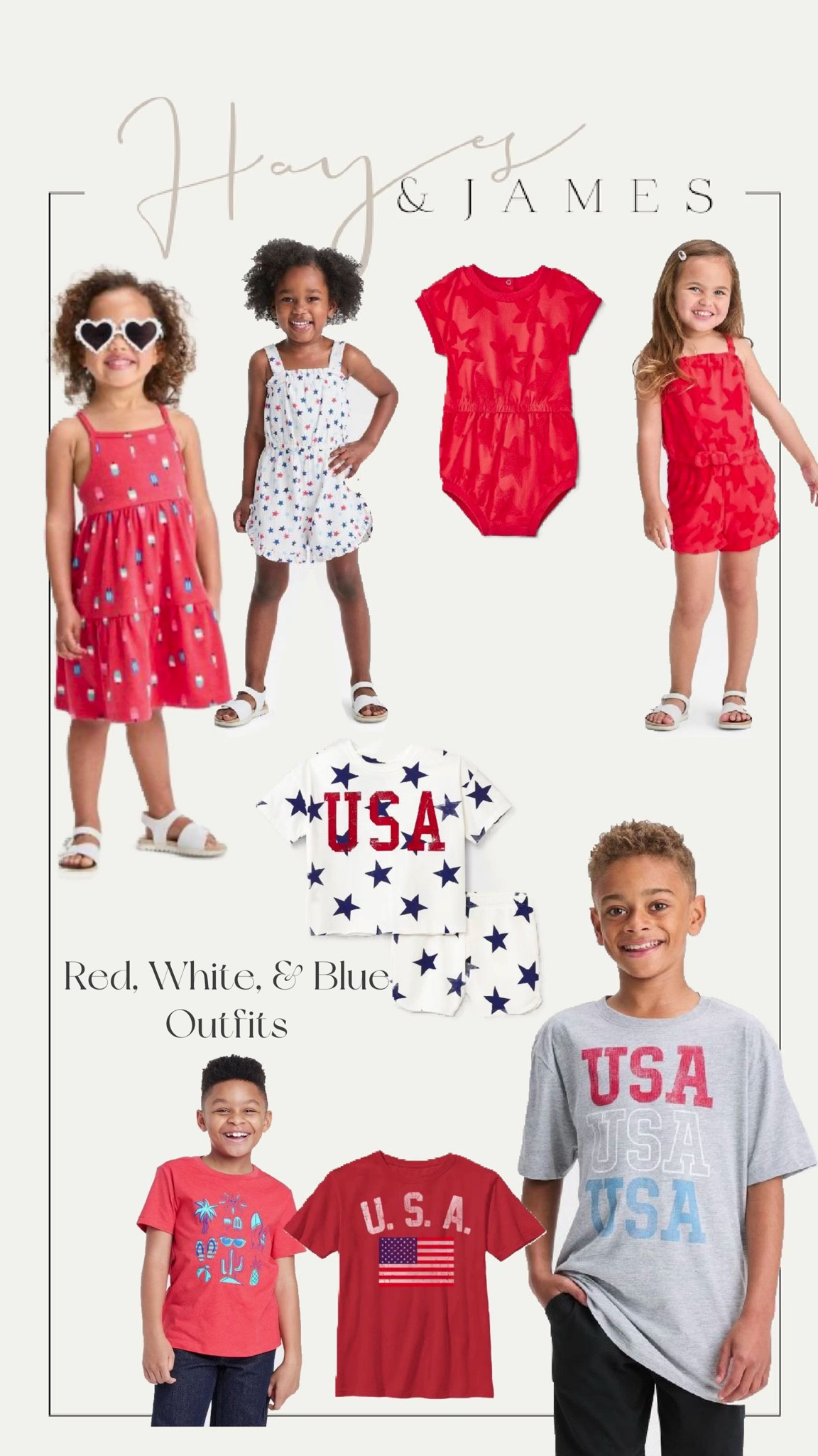 Red, White, & Blue Outfits  🇺🇸

#LTKSeasonal #LTKkids #LTKunder50