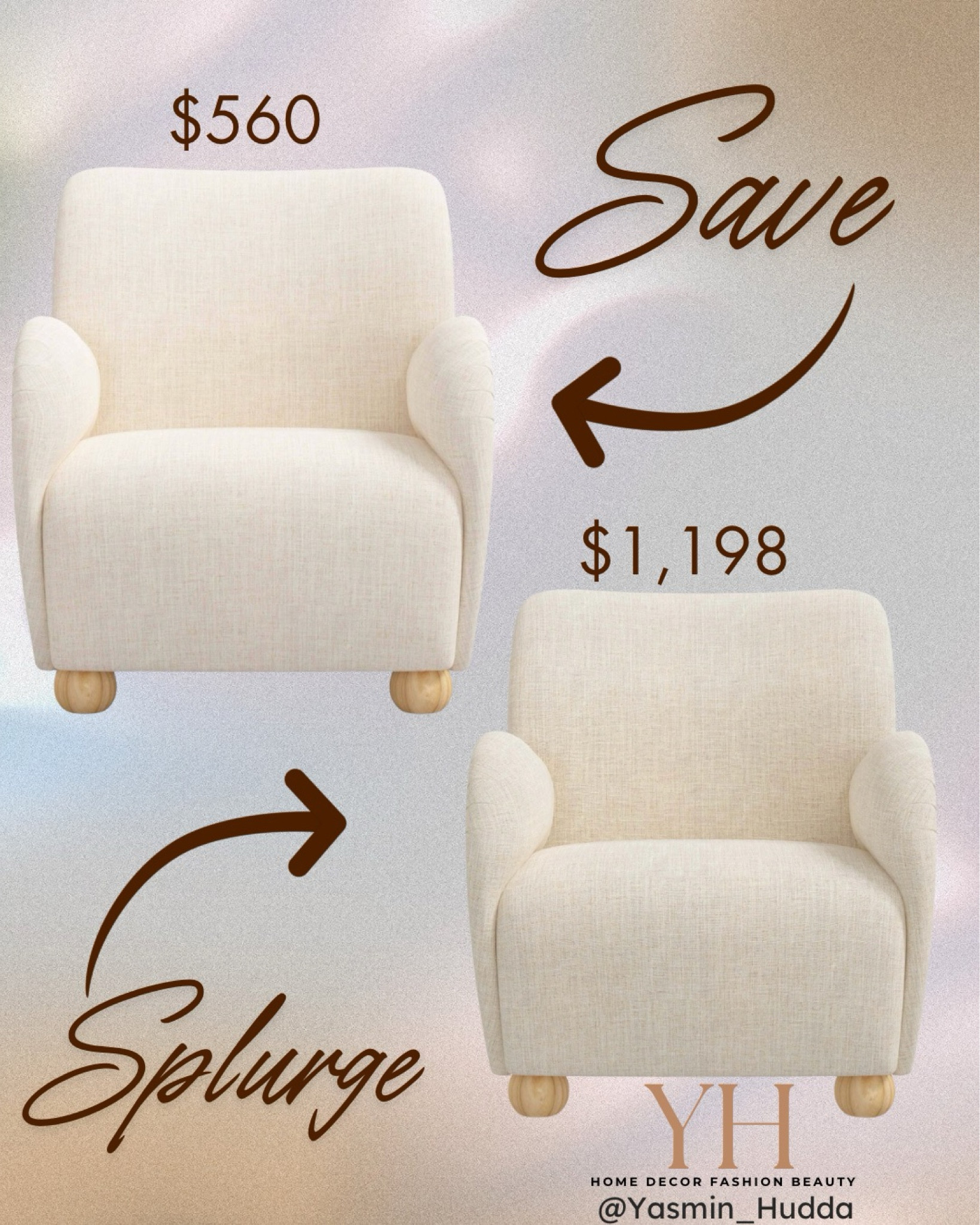 Save or Splurge accent chair.
Lulu and Georgia Baird chair vs Target Threshold Rumi armchair. 


#LTKSaleAlert #LTKStyleTip #LTKHome