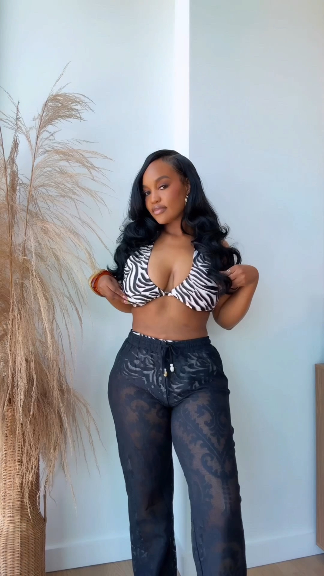 Spring refresh + cruise ready ✈️🌴
@Adore Me understood the assignment with these… #adoremepartner #adoreme

Flattering, comfortable, and actually fits GOOD 🤎 from the black romper (perfect for getting ready or lounging) to the animal print 2pc with coverup pants 😮‍🔥 and the one-piece that holds you in but still feels soft.
Wearing a size large in the bikini top for the best fit 🏖️ and a medium in everything else✨

#LTKFestival #LTKPetite #LTKSwim