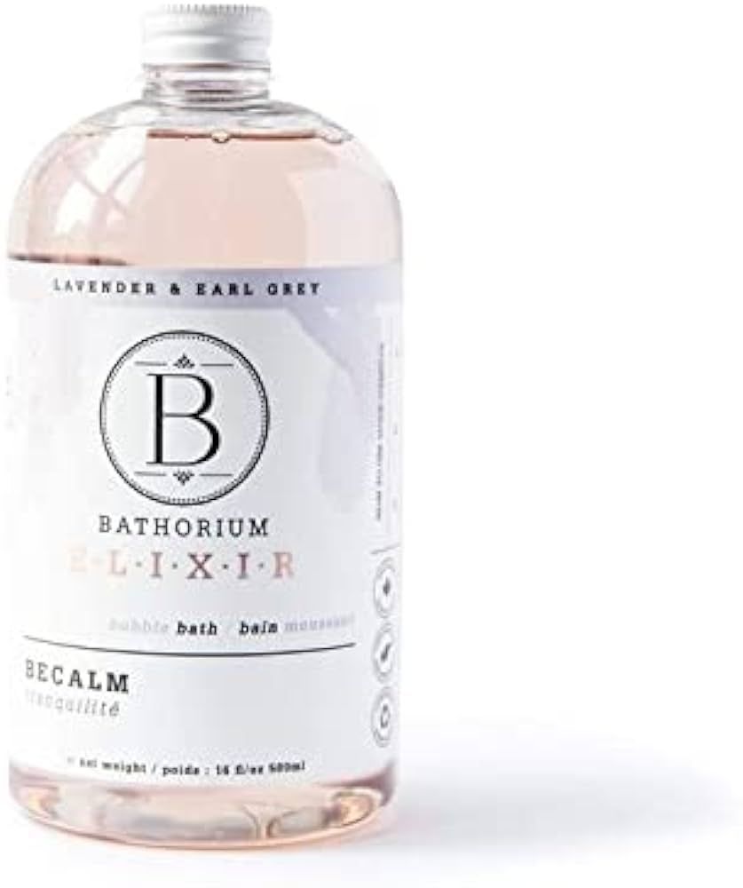 Bathorium - Be Calm Organic Bubble Bath Elixir - 16 Oz | Amazon (US)