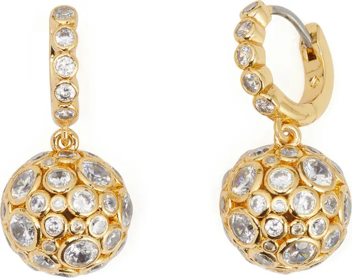 kate spade new york cubic zirconia sphere huggie hoop earrings | Nordstrom | Nordstrom Canada