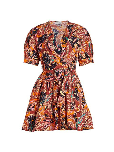Carey Printed Cotton Mini Dress | Saks Fifth Avenue