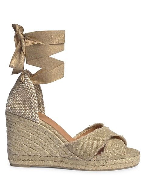 Bluma Linen Espadrille Wedge Sandals | Saks Fifth Avenue