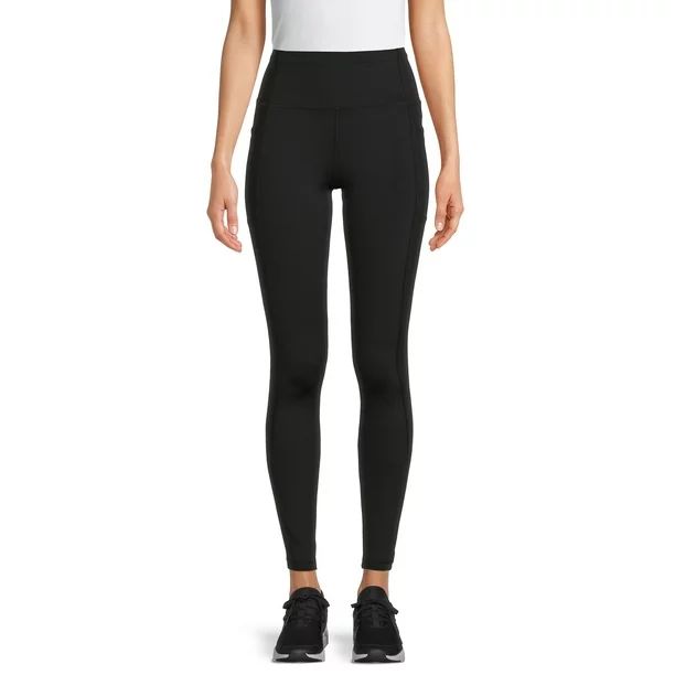 Avia Women’s 28" High Waist Ankle Leggings with Side Pockets - Walmart.com | Walmart (US)